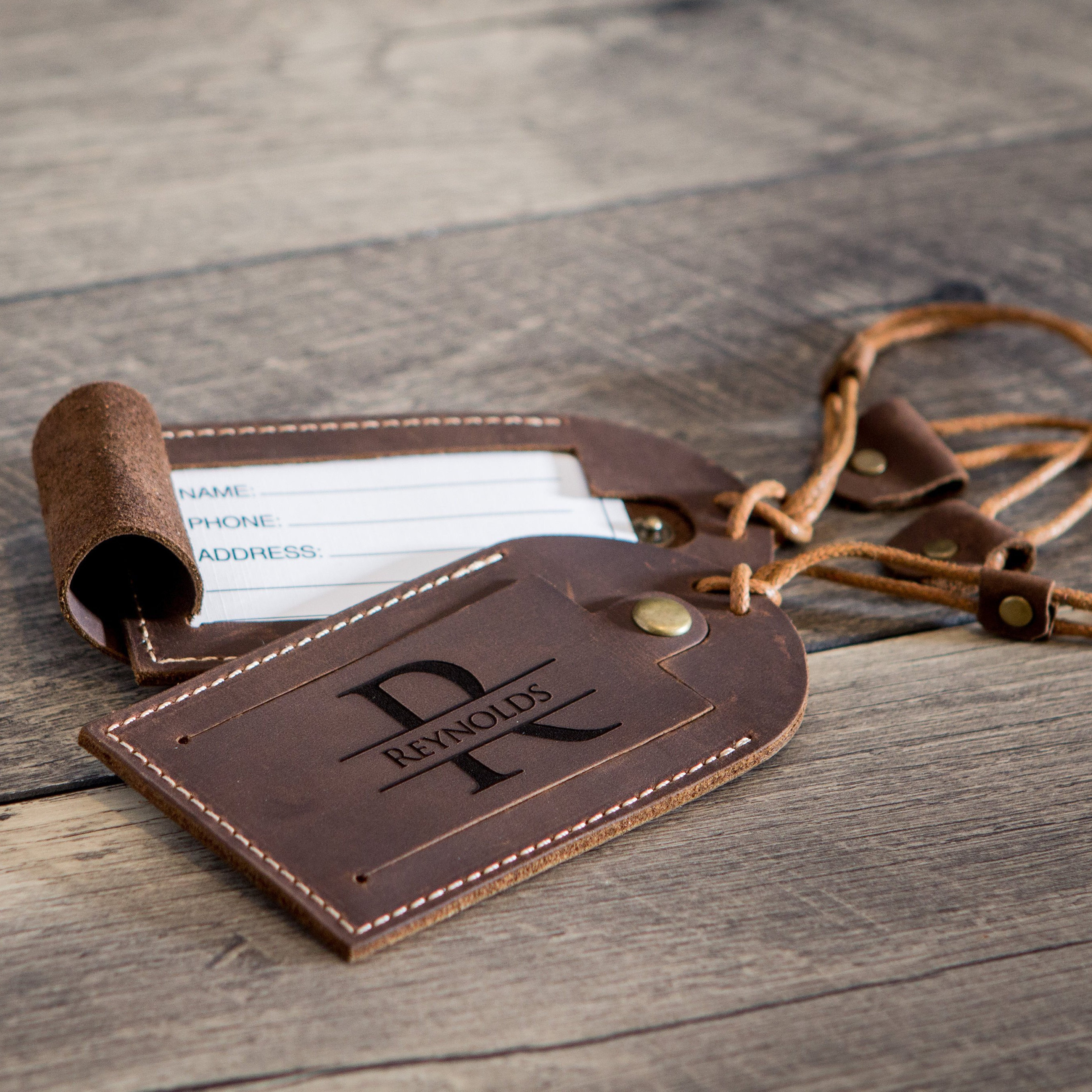 Personalized Leather Passport Case from EngraveMeThis