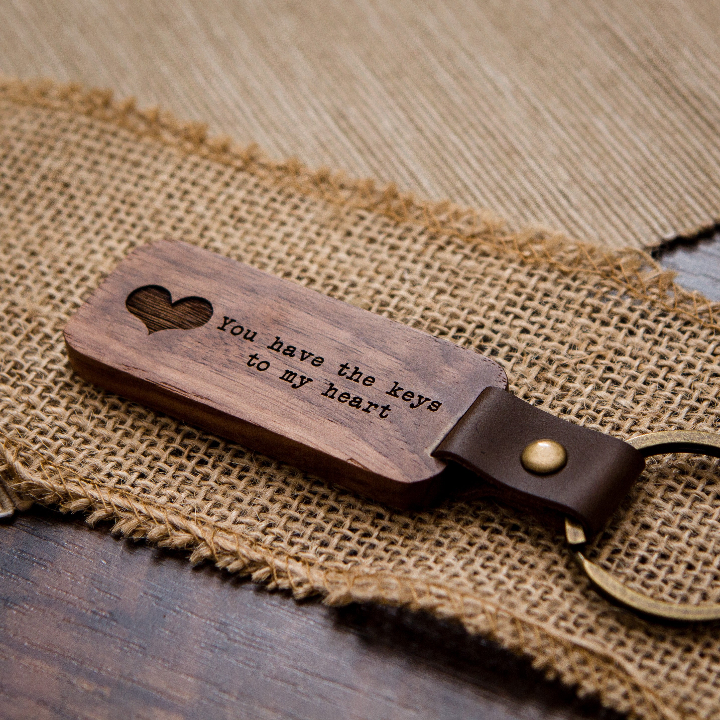 Engraved Wood Key Chain – MUUJEE